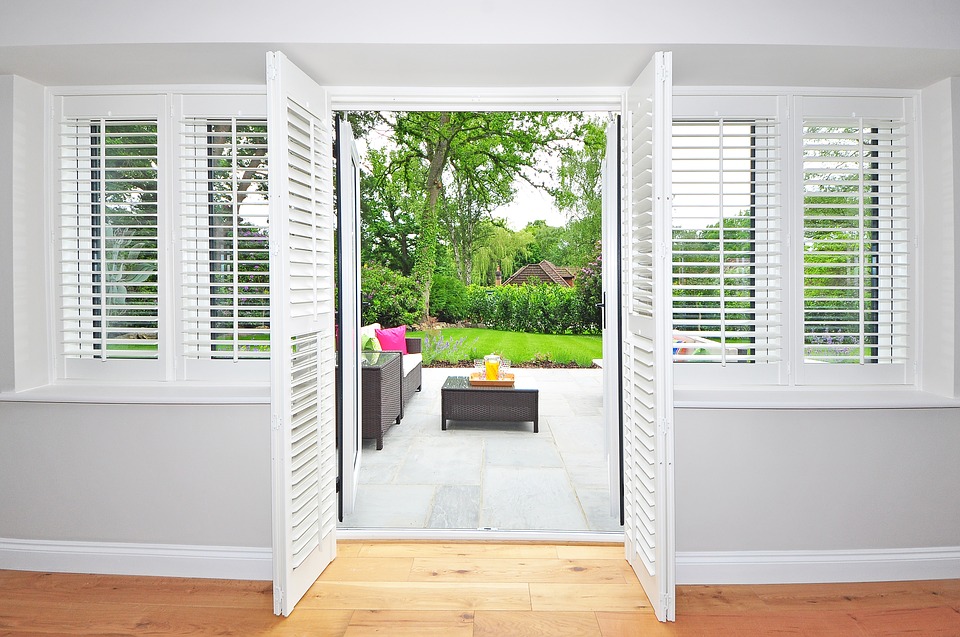 white shutter