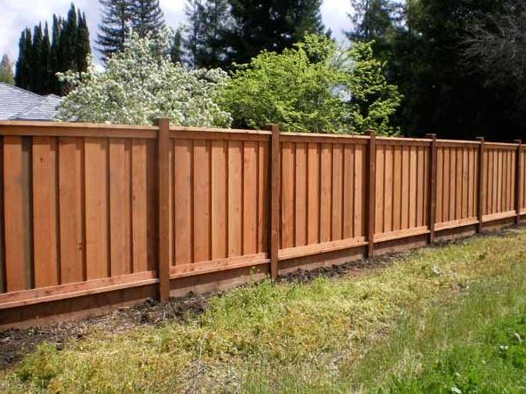wood fence
